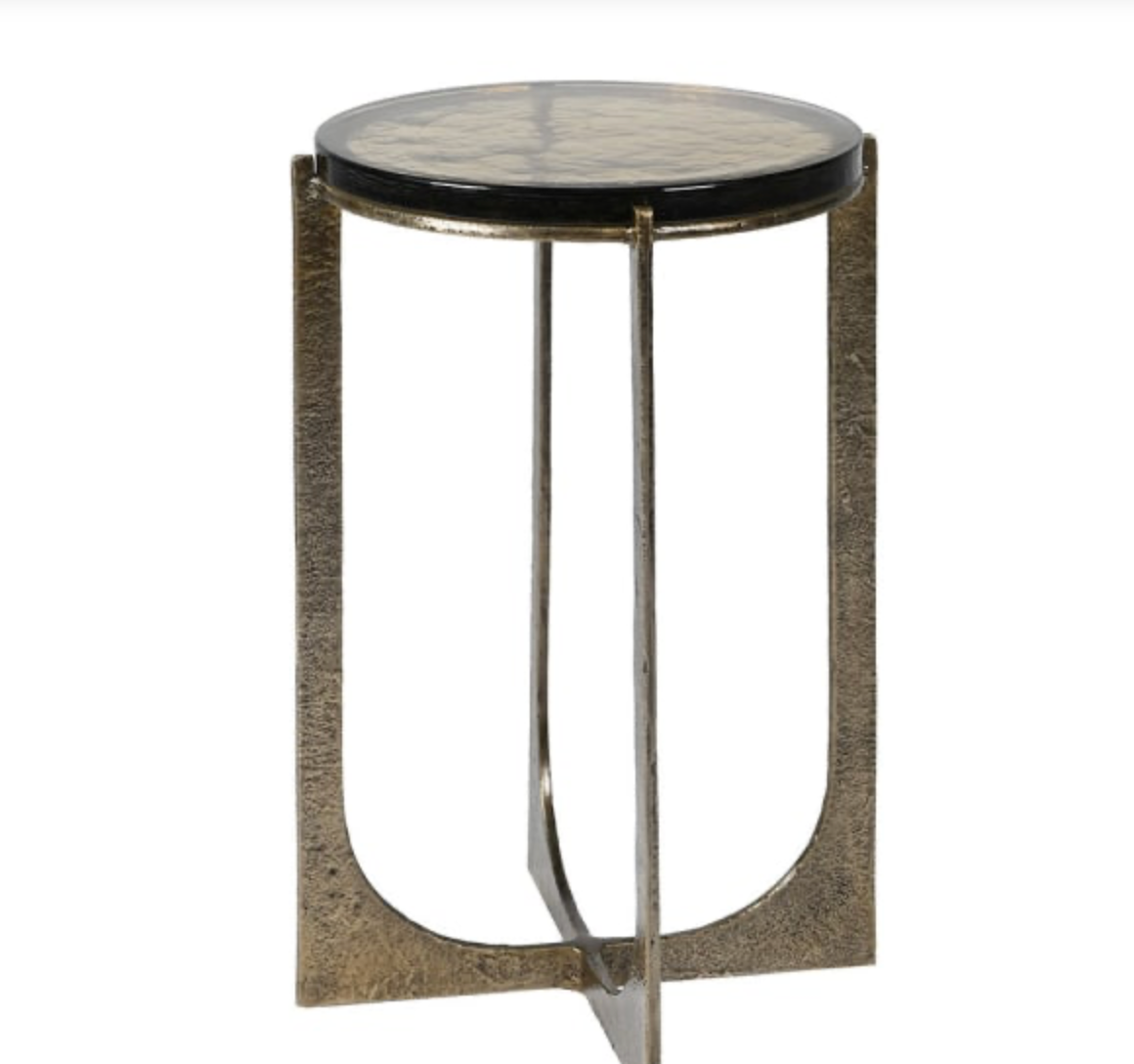 Golden Cross Side Table