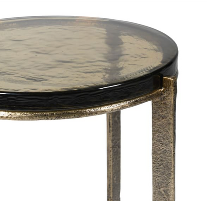 Golden Cross Side Table