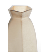 Veliko Light Brown Glass Vase - Tall