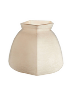 Veliko Light Brown Glass Vase - Small