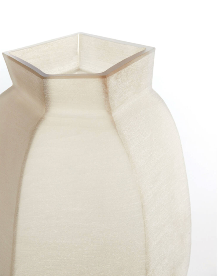 Veliko Light Brown Glass Vase - Small