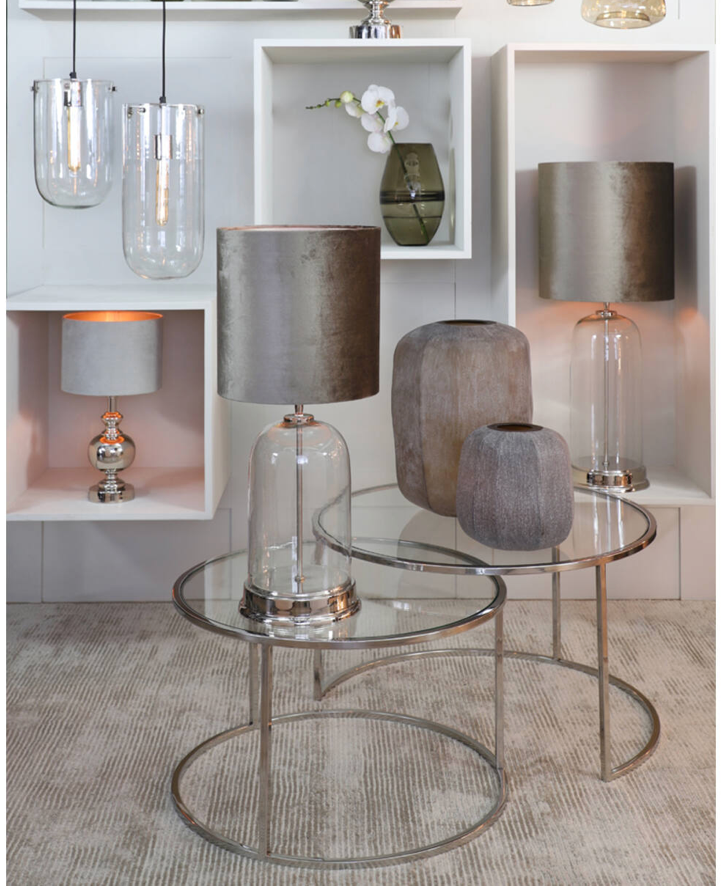 Pacengo Vase  33x42 cm  Glass Light Brown Vase