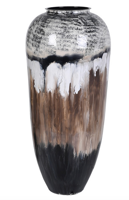 Misty Hue Enamel Vase