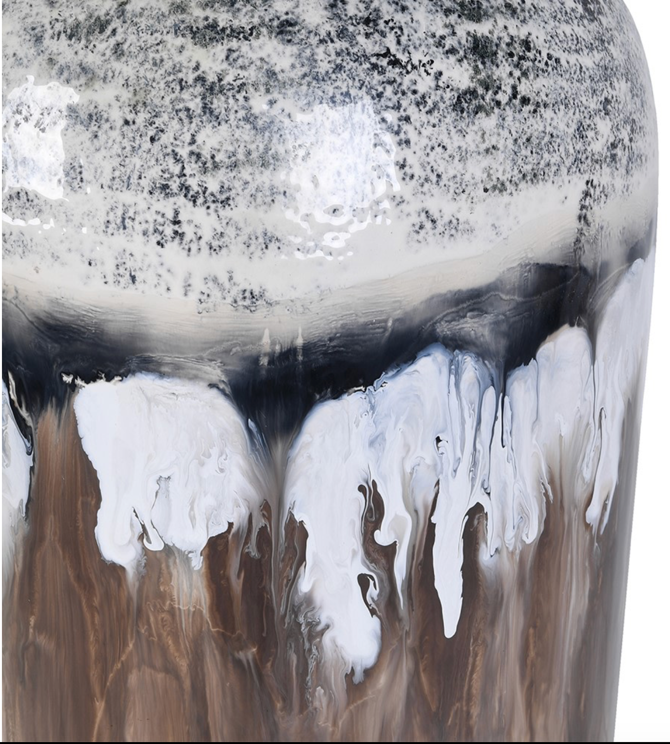 Misty Hue Enamel Vase