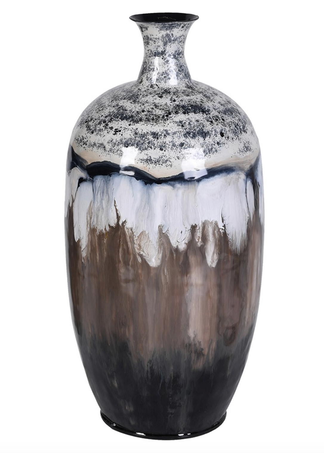 Misty Hue Fluted Vase - Medium