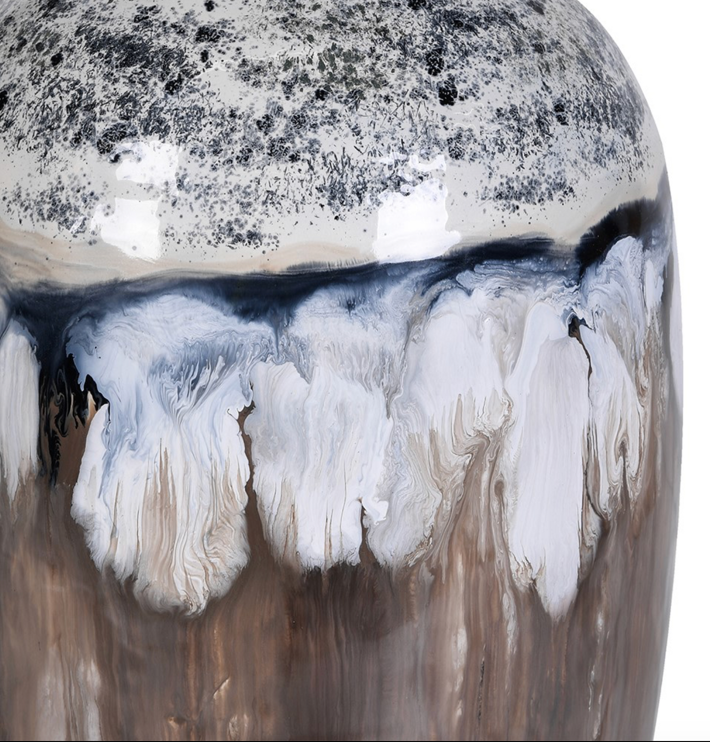 Misty Hue Fluted Vase - Medium