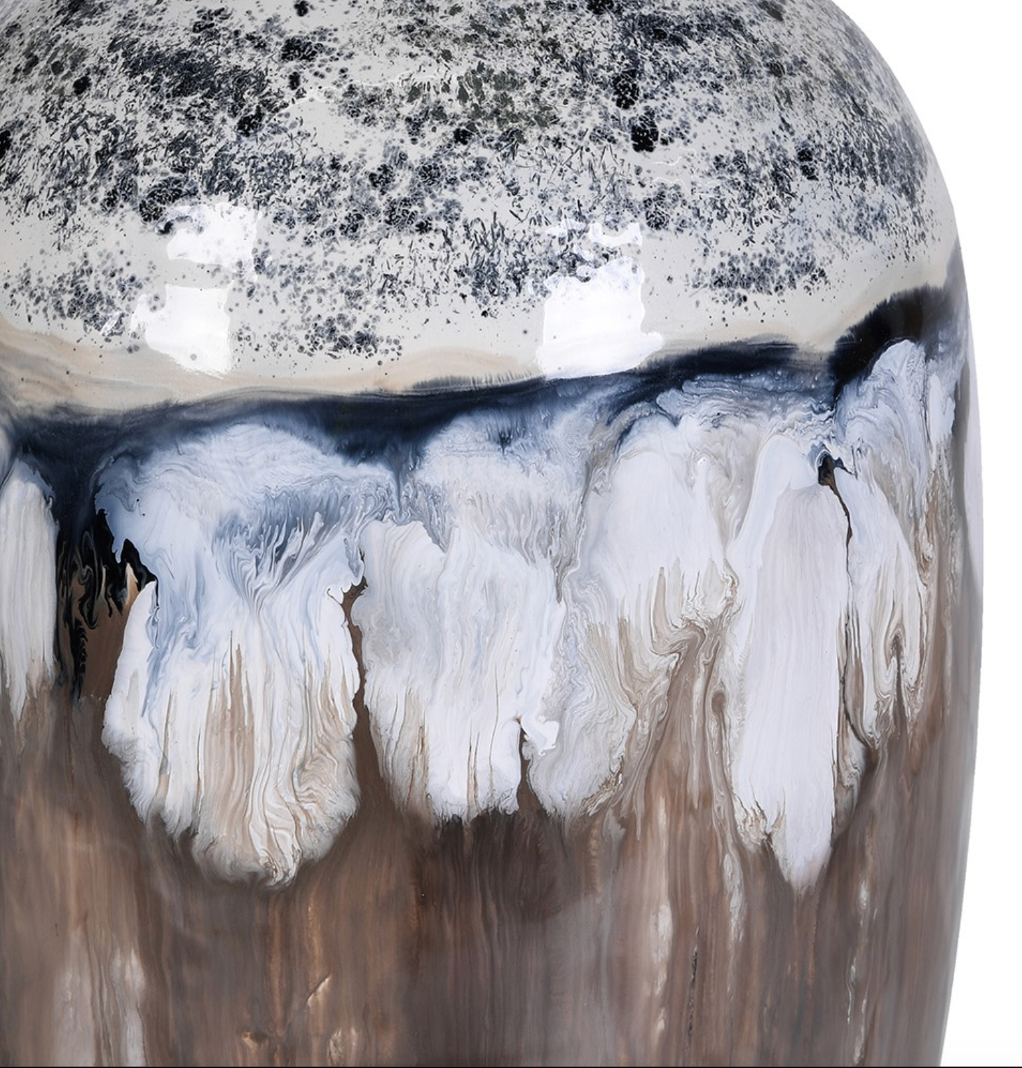 Misty Hue Fluted Vase - Medium