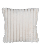 Cream Faux Rabbit Cushion