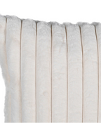 Cream Faux Rabbit Cushion