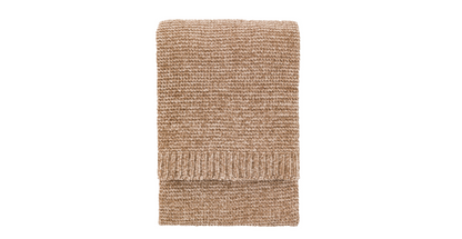 Deco Luxe Chunky Chenille Throw - Taupe