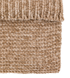 Deco Luxe Chunky Chenille Throw - Taupe
