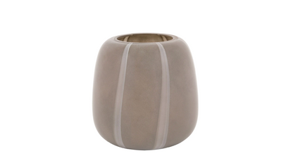 Claro Stripe Glass Vase - Small