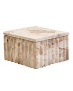 Square Chocolate Marble Box