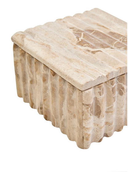 Square Chocolate Marble Box