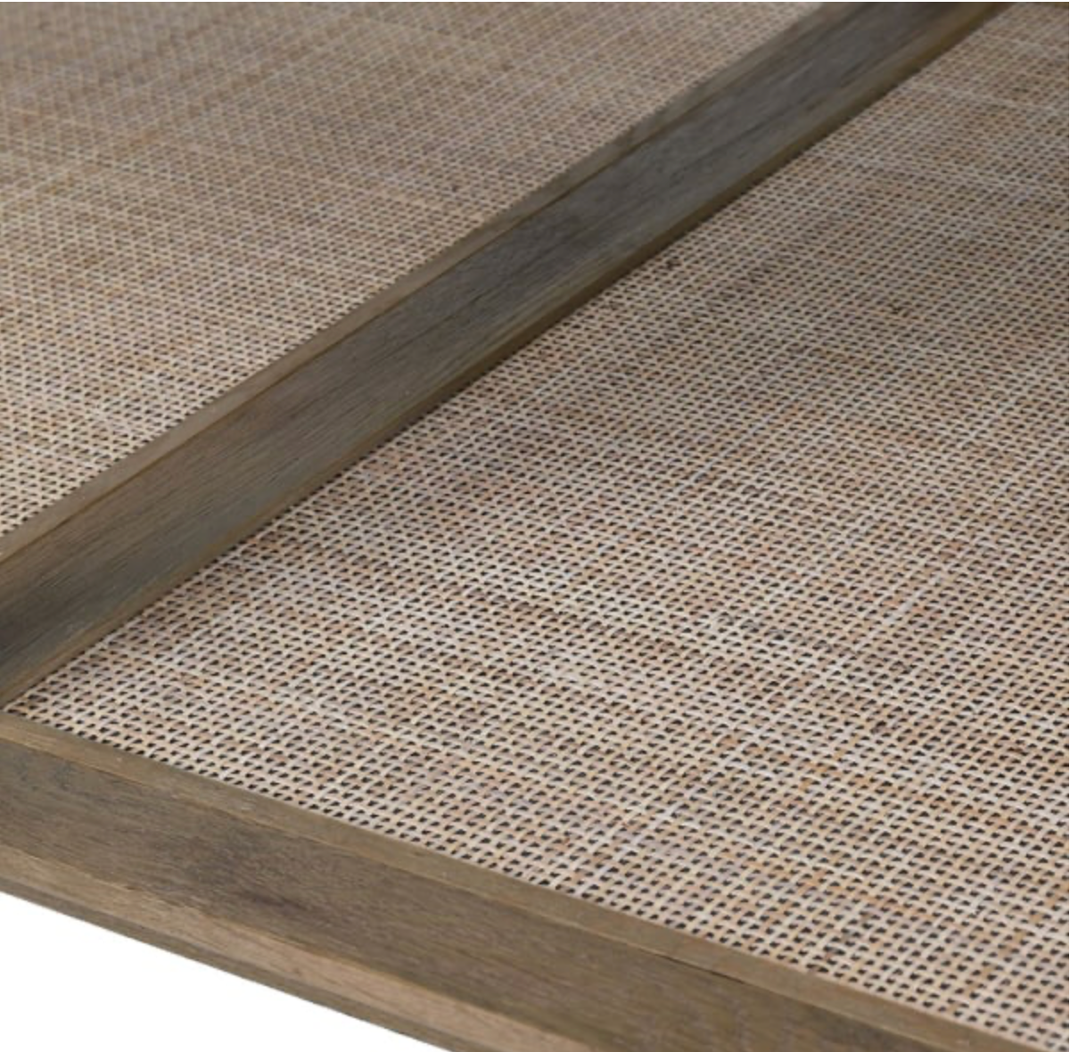 Oak and Glass Coffee Table