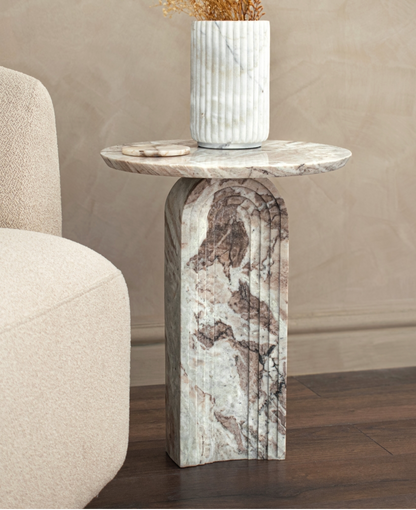 Anaiah Marble Side Table