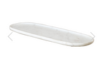 Kiara Oval Plate - White