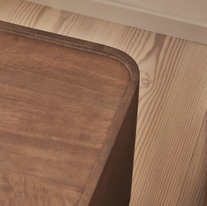 Fairmont  Warm Wood Premium Square Side Table