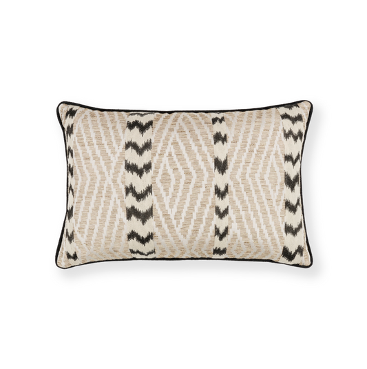 Indu Cushion 60cm x 40cm - Charcoal