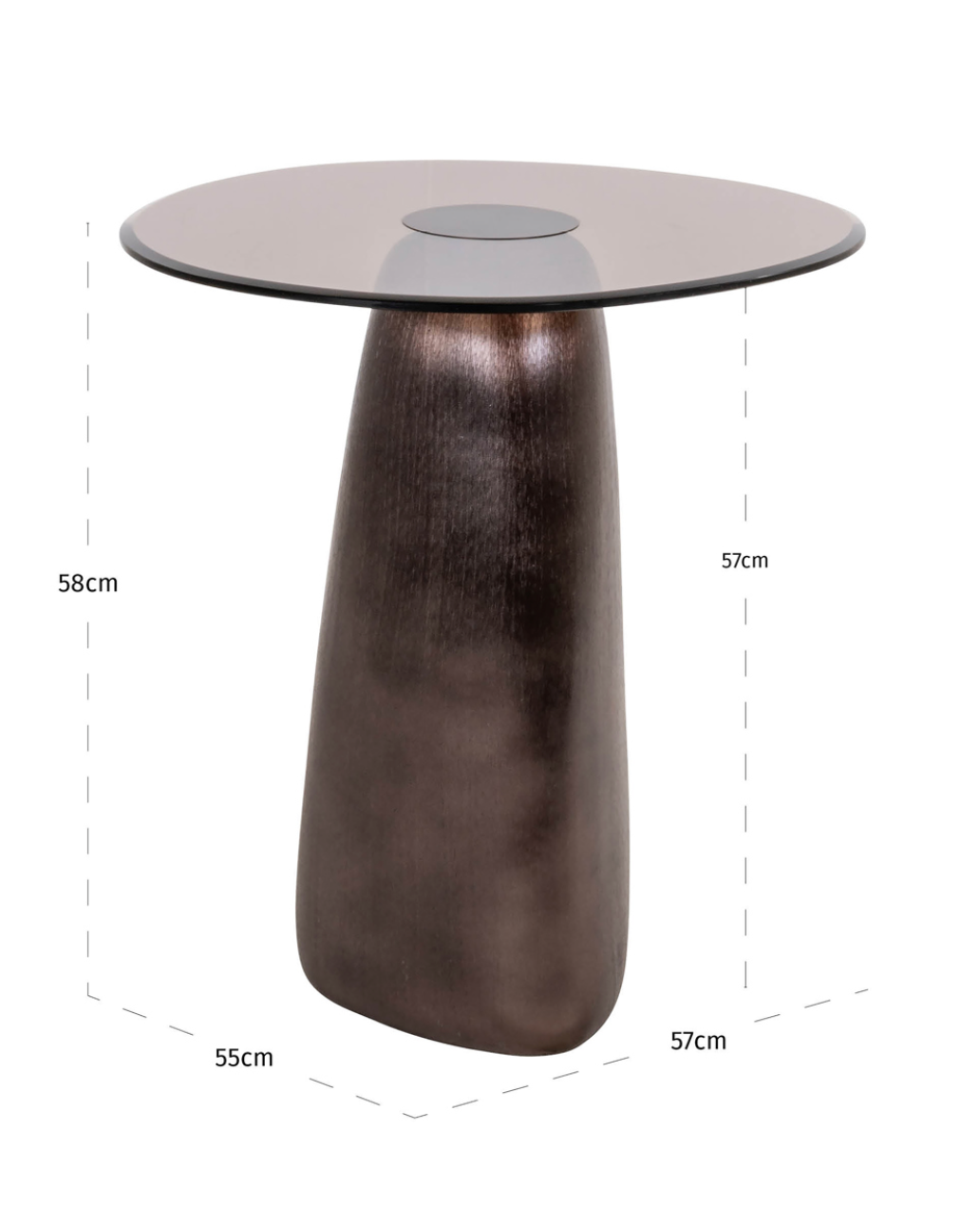 Richmond Interiors Hayden bronze End table