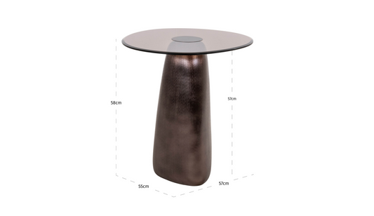 Richmond Interiors Hayden bronze End table