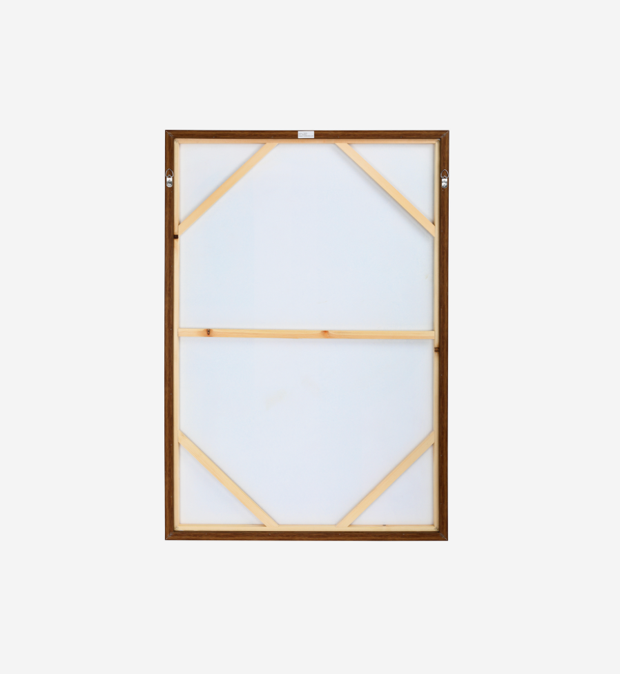 Forma Textured Framed Canvas Wall Art - 80x120cm