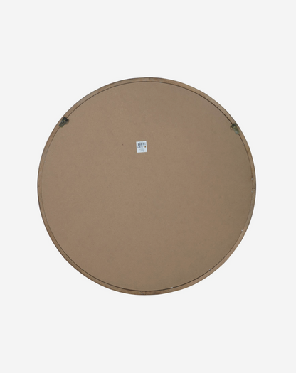 Tilburg Round Wood Mirror 80cm