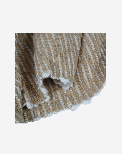 Jette Throw - Natural 125x150cm