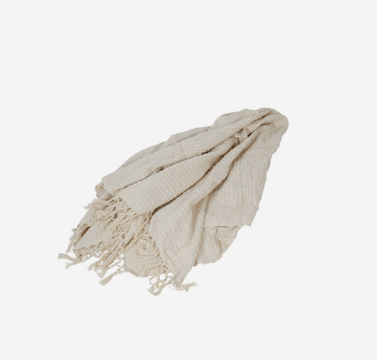 Jette Throw - Cream 125x150cm