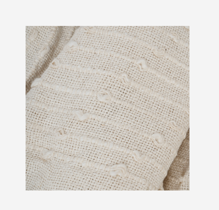 Jette Throw - Cream 125x150cm