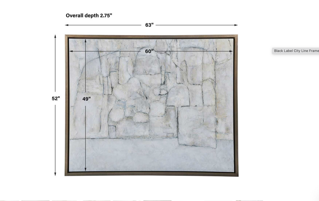 Uttermost City Line Framed Canvas