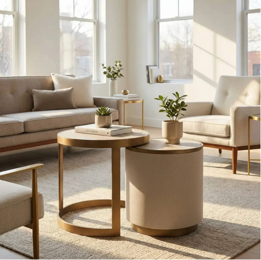 Keiichi Hazelmere Shagreen Nest of Tables