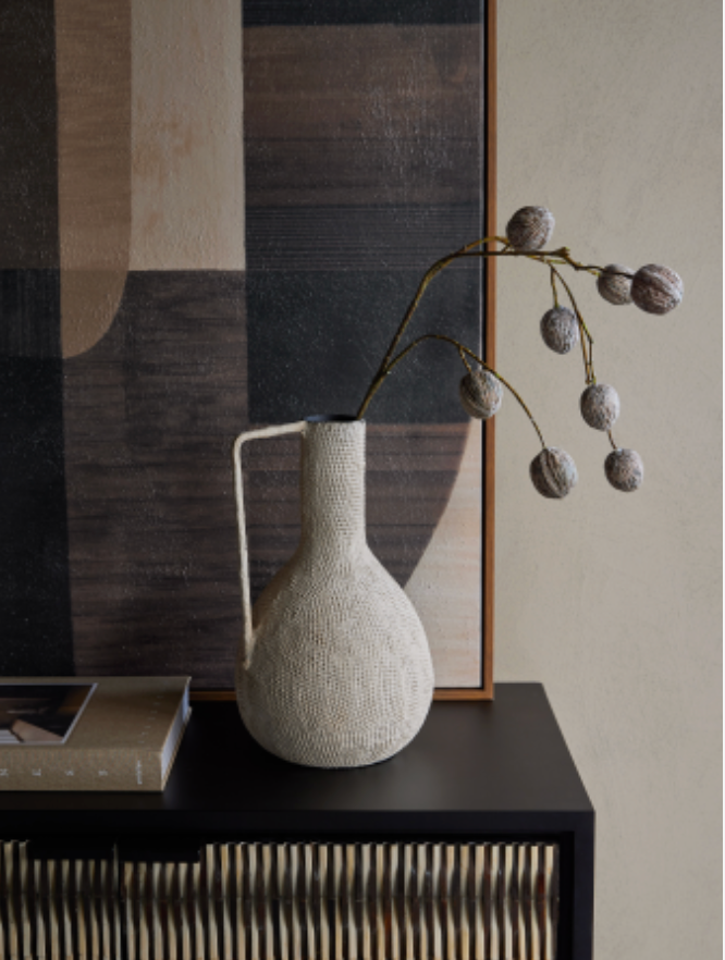 Navi Teardrop Textured Vase