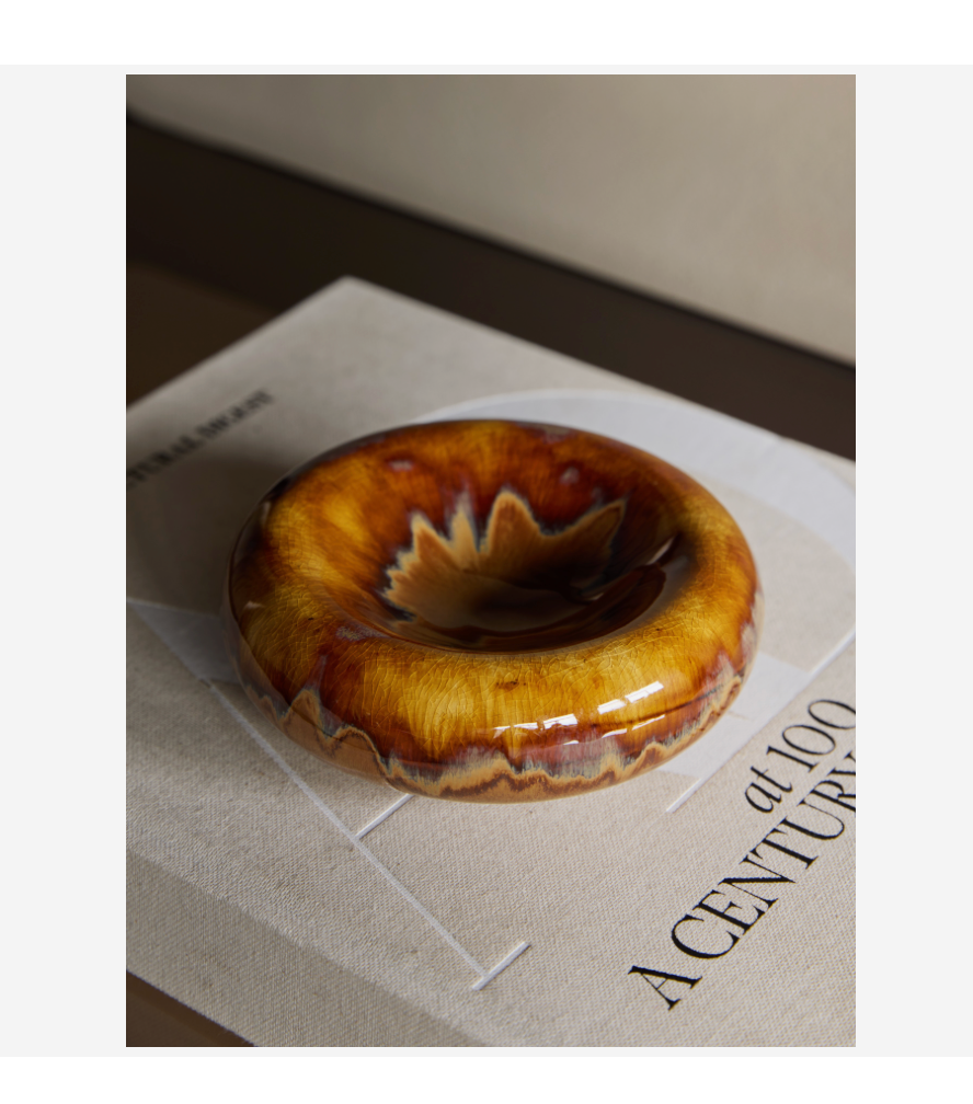 Medway Ochre Reactive Glaze Stoneware Bowl