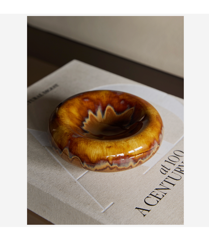 Medway Ochre Reactive Glaze Stoneware Bowl