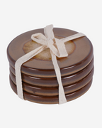 Medway Ochre Reactive Glaze Coasters