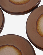 Medway Ochre Reactive Glaze Coasters