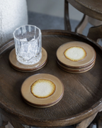 Medway Ochre Reactive Glaze Coasters