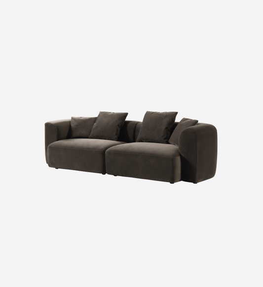 Wicklow Sofa - Brown Velvet