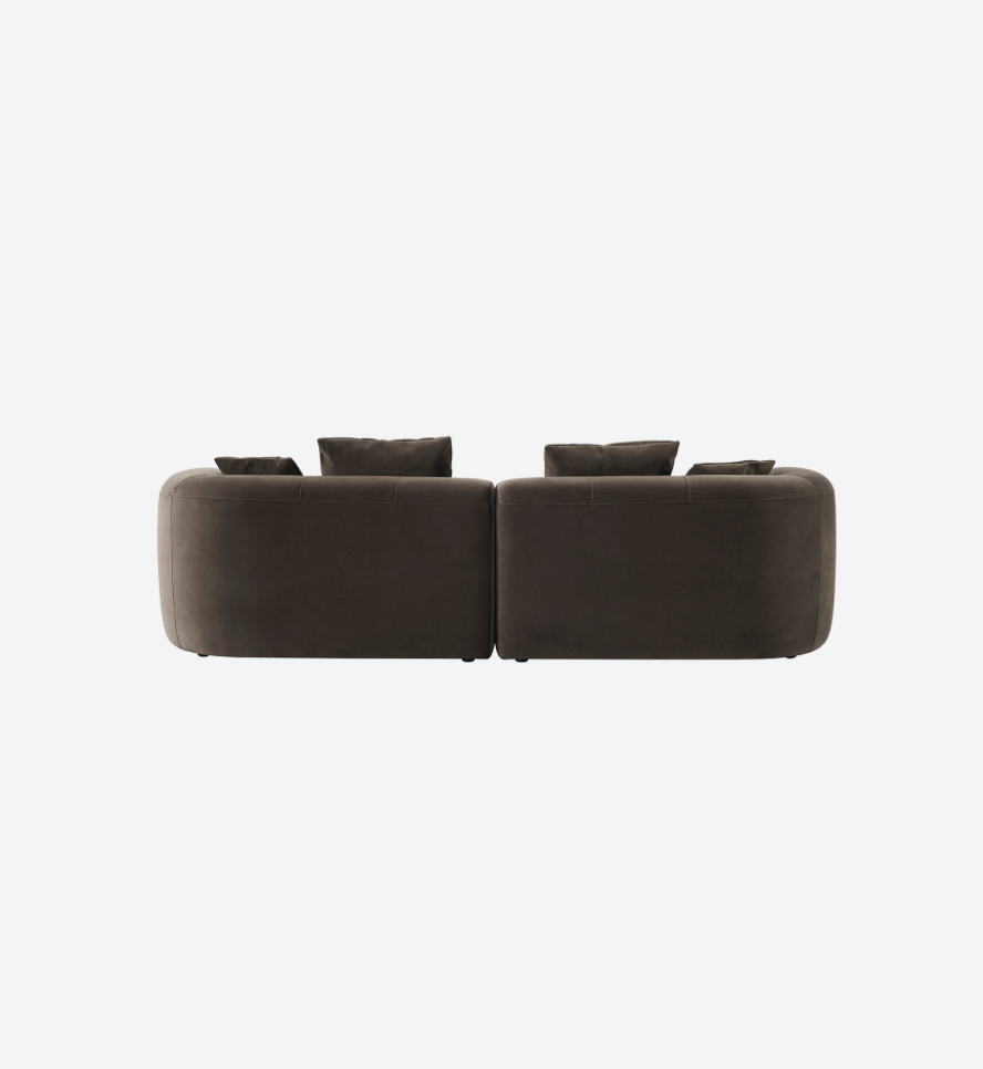 Wicklow Sofa - Brown Velvet
