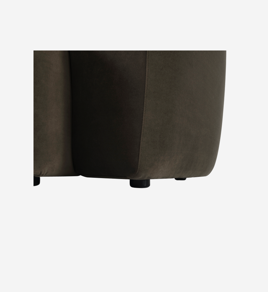 Wicklow Sofa - Brown Velvet