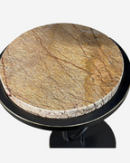 Marco Accent Table - Forst Brown Marble