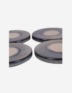 Medway Blue Reactive Glaze Coasters
