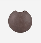 Samui Brown Stonewash Moon Vase