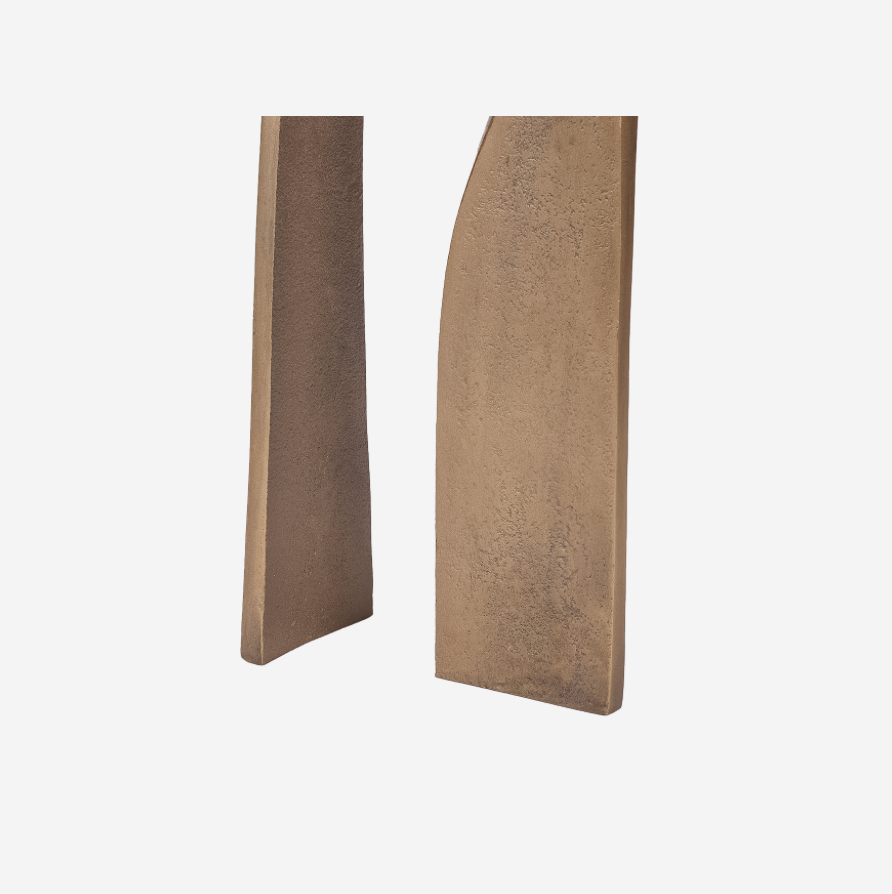 Arch Antique Aluminium Sculpture 46cm