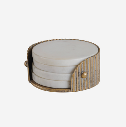 Belvedere Aged Gold Coasters