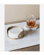 Belvedere Aged Gold Coasters