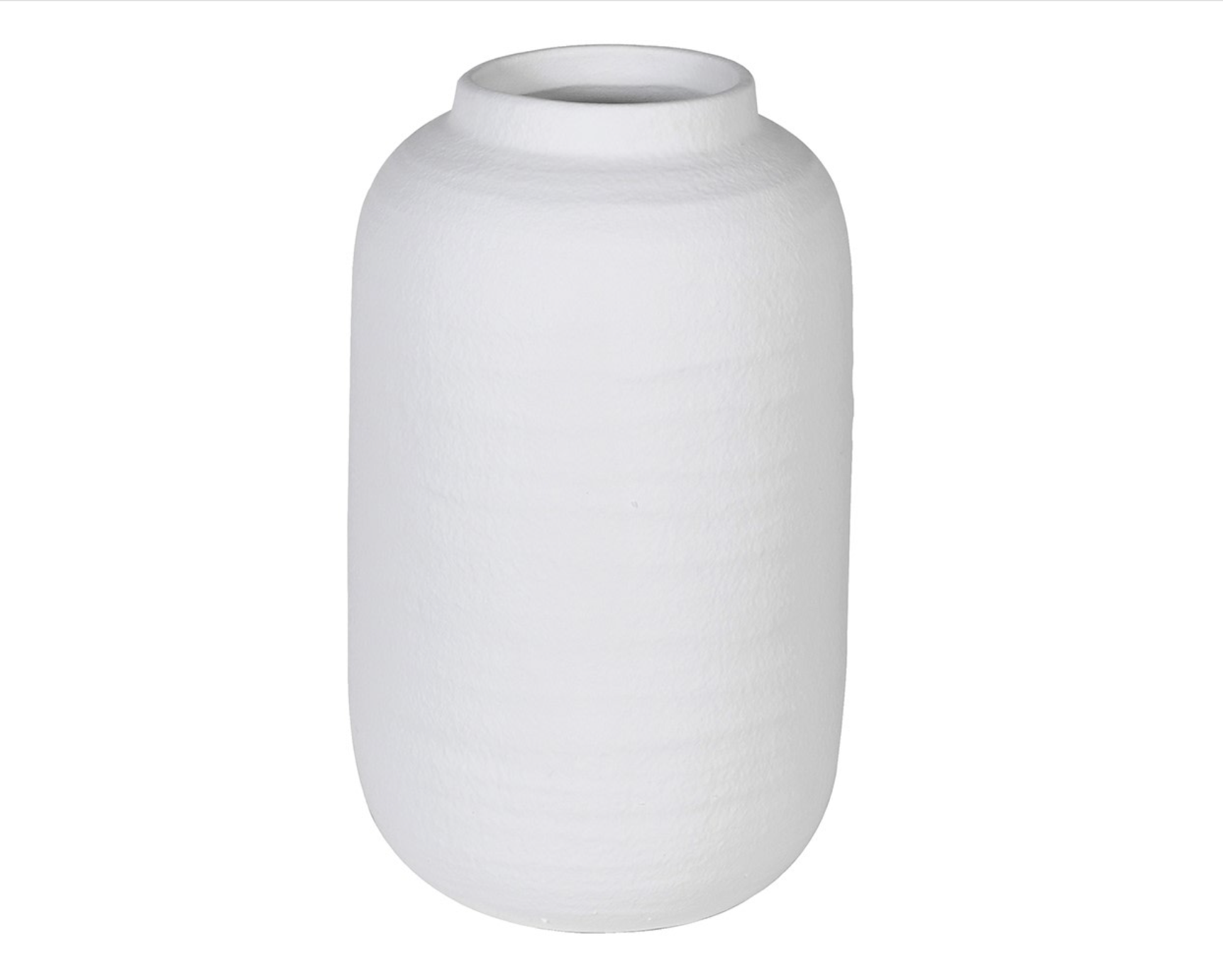 Small White Ceramic Vase