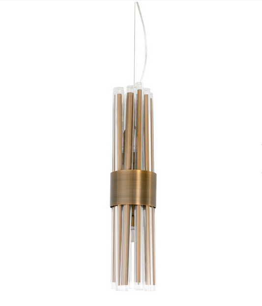 Colmar Antique Brass Finish Pendant