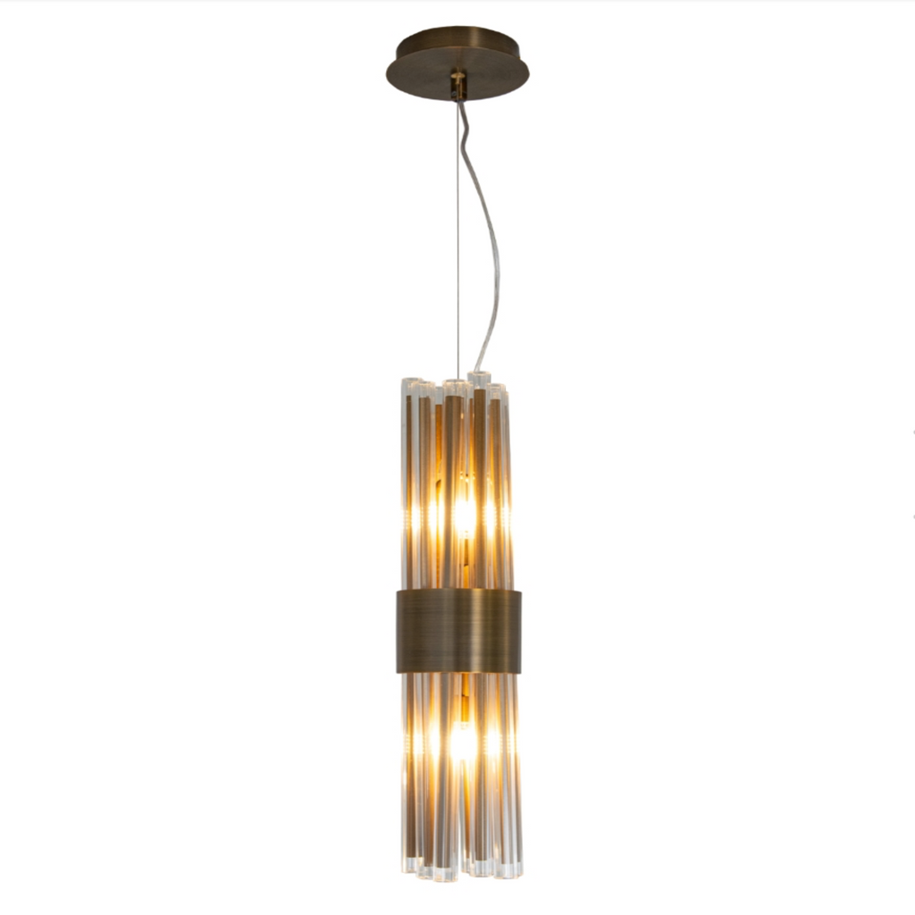 Colmar Antique Brass Finish Pendant